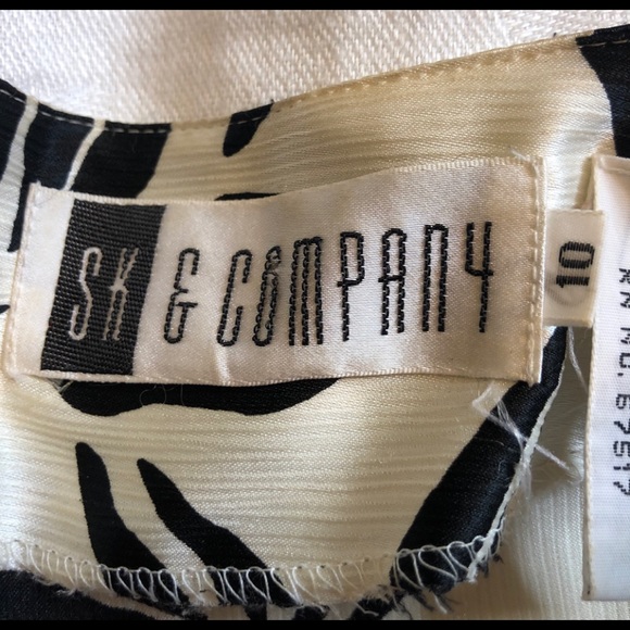 S K & Company Sz 10 Long Sleeve Vintage Blouse EUC - Picture 4 of 8